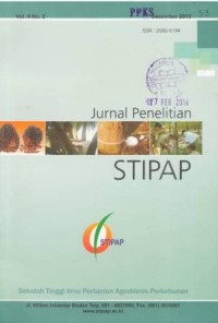 Jurnal Penelitian STIPAP Vol.4 No.2 Desember 2013