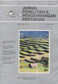 Jurnal Penelitian dan Pengembangan Pertanian Volume XVII Nomor 4 Oktober 1986