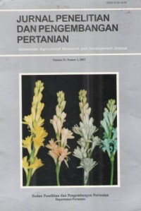 Jurnal Penelitian dan Pengembangan Pertanian Volume 21 Nomor 1 Tahun 2002