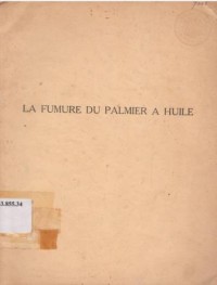 La fumure du palmier a huile