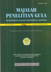 Majalah Penelitian Gula Vol. 49 Desember 2013