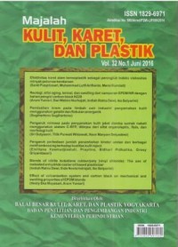 Majalah Kulit, Karet dan Plastik Vol. 32 No. 1 Juni 2016