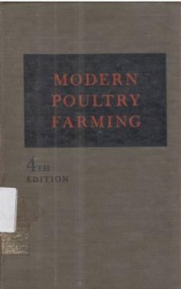 Modern poultry farming 4th edition