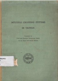 Multiple cropping systems in Taiwan