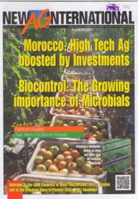 New AG International The World's Leading Publication on High Tech Agriculture September - Oktober 2014