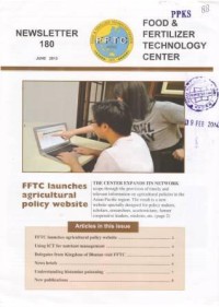 Newsletter FFTC No. 180 June 2013