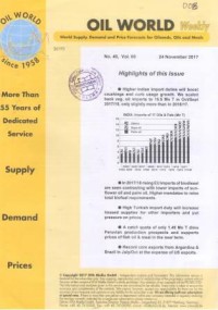 Oil World Weekly Vol. 60 No. 46 / 24 November 2017