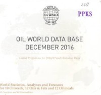 Oil World Data Base (CD) December 2016