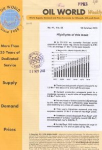 Oil World Weekly Vol. 58 No. 41  / 16 October 2015