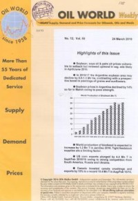 Oil World Weekly Vol. 59 No. 12 / 24 March 2016