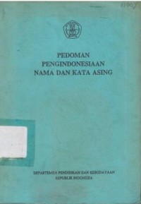 Pedoman Pengindonesiaan Nama dan Kata Asing