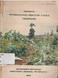 Pedoman pembangunan penutup tanah kacangan