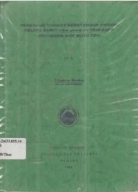 Pengaruh tingkat kematangan tandan kelapa sawit (Elaeis guineensis Jacq) terhadap rendeman dan mutu CPO