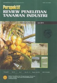 Perspektif Review Penelitian Tanaman Industri Volume 14 No.1 Juni 2015