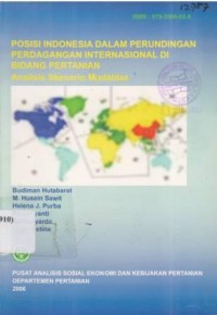 Posisi Indonesia Dalam Perundingan Perdagangan Internasional Di Bidang Pertanian