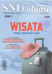 SNI Valuasi Volume 7/ No. 2 / 2013