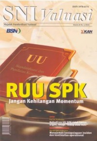 SNI Valuasi Volume 8/ No. 1 / 2014