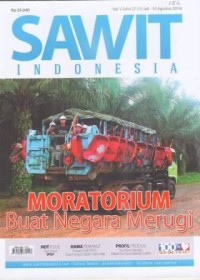 Sawit Indonesia Vol. V Edisi 57 / 15 Juli - 15 Agustus 2016