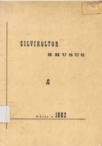 Silvikultur khusus