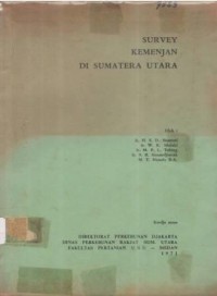 Survey kemenjan di Sumatera Utara