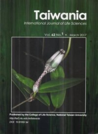 Taiwania Vol. 62 No. 1 March 2017