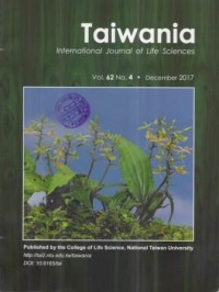 Taiwania Vol. 62 No. 4 December 2017