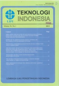 Teknologi Indonesia Volume 36 No. 1 Tahun 2013