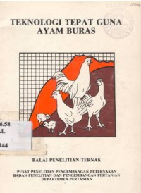 Teknologi tepat guna ayam buras