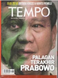 Tempo Edisi 4235 / 28 Oktober -  November  2013