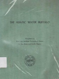 The Asiatic water buffalo