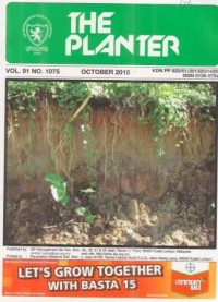 The Planter Vol. 91  No. 1075 Oktober 2015