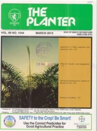 The Planter Vol. 89 No. 1044 Maret 2013