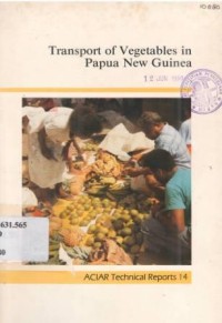 Transport of vegetables in Papua New Guinea (ACIAR technical report 14)