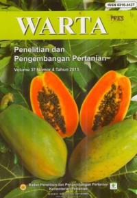 Warta Penelitian dan Pengembangan Pertanian Volume 37 Nomor 4 Tahun 2015