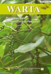 Warta Penelitian dan Pengembangan Pertanian Volume 37 Nomor 2 Tahun 2015