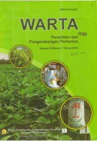 Warta Penelitian dan Pengembangan Pertanian Volume 35 Nomor 1 Tahun 2013