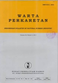 Warta Perkaretan Volume 30, Nomor 2, Tahun 2011