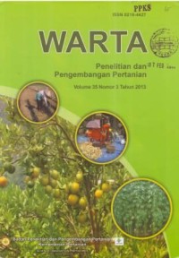 Warta Penelitian dan Pengembangan Pertanian Volume 35 Nomor 3 Tahun 2013