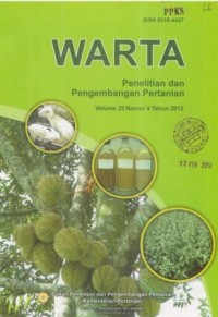 Warta Penelitian dan Pengembangan Pertanian Volume 35 Nomor 4 Tahun 2013