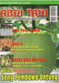 Abdi Tani Vol. 11 No. 2 / Edisi XXXIX April - Juni 2010