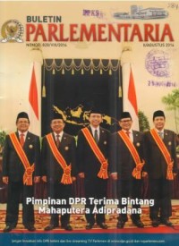 Buletin Parlementaria Nomor 528 Agustus 2014