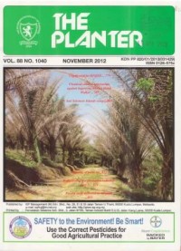 The Planter Vol. 88 No. 1040 Nopember 2012