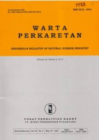 Warta Perkaretan Volume 33, Nomor 2, Oktober 2014