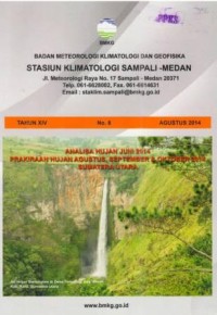 Badan Meteorologi Klimatologi dan Geofisika Tahun XIV No. 8 Agustus 2014