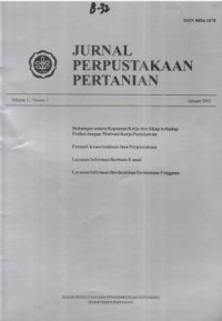 Jurnal Perpustakaan Pertanian Volume 11 Nomor 1 Januari 2002