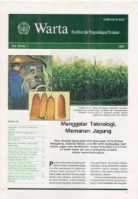 Warta Penelitian dan Pengembangan Pertanian Volume 29 Nomor 1 Tahun 2007