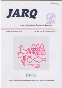 Japan Agricultural Research Quarterly ( JARAQ )Vol. 46 No. 4 Oktober 2012