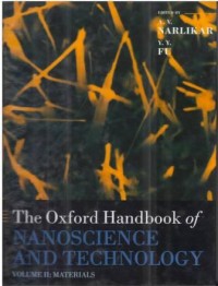 The Oxford Hanbook of Nanoscience and Technology Volume II : Materials