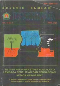 Buletin Ilmiah Instiper Vol.13 No.1 APRIL 2006