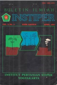 Buletin Ilmiah Instiper Vol.11 No.1 APRIL 2004